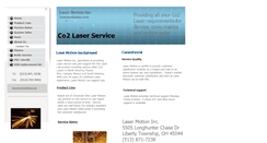 Desktop Screenshot of lasermotioninc.com
